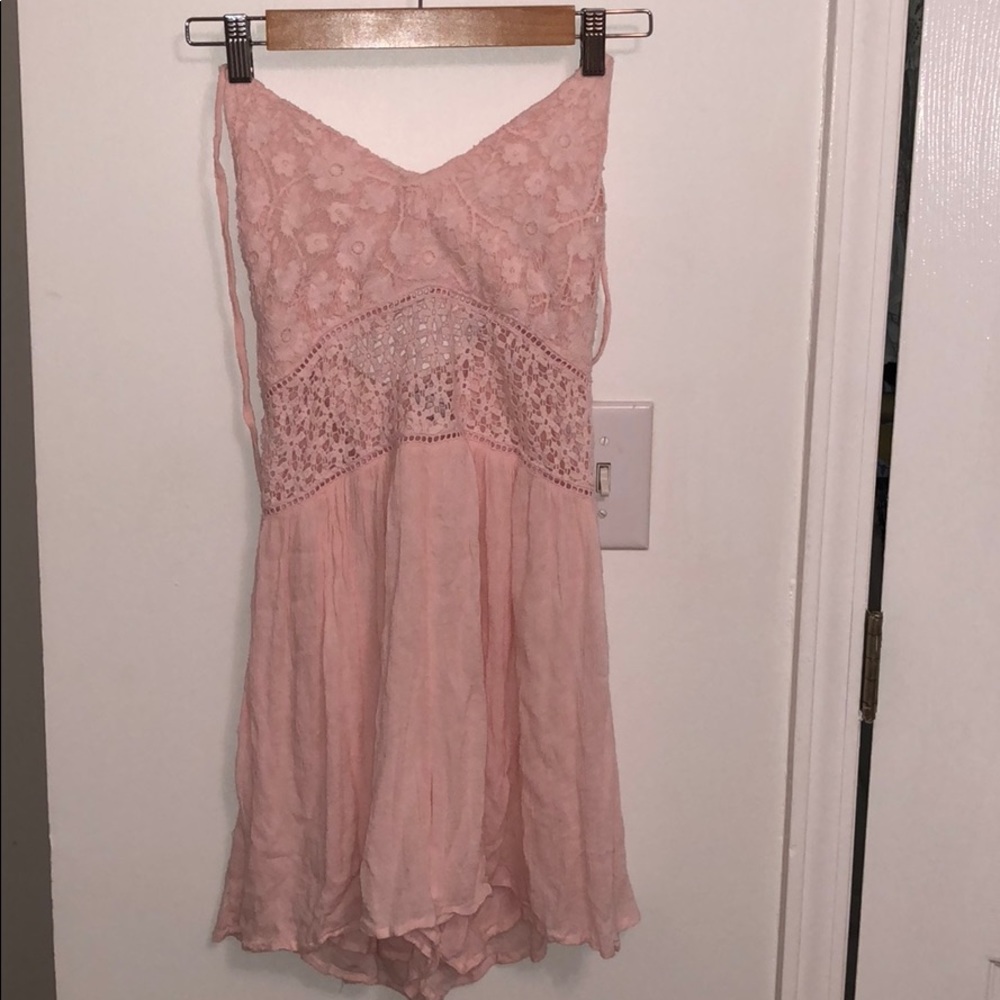 Abercrombie & Fitch Pale pink romper